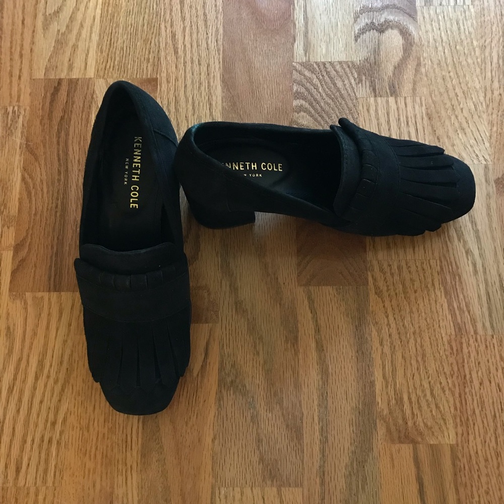 NIB Kenneth Cole Macey Black Round Toe Heels 5.5 - Picture 3 of 14